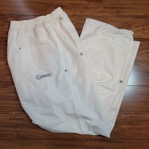 Vintage Y2K Adidas SL WW White Black Athletic Athleisure Track Pants 2XL